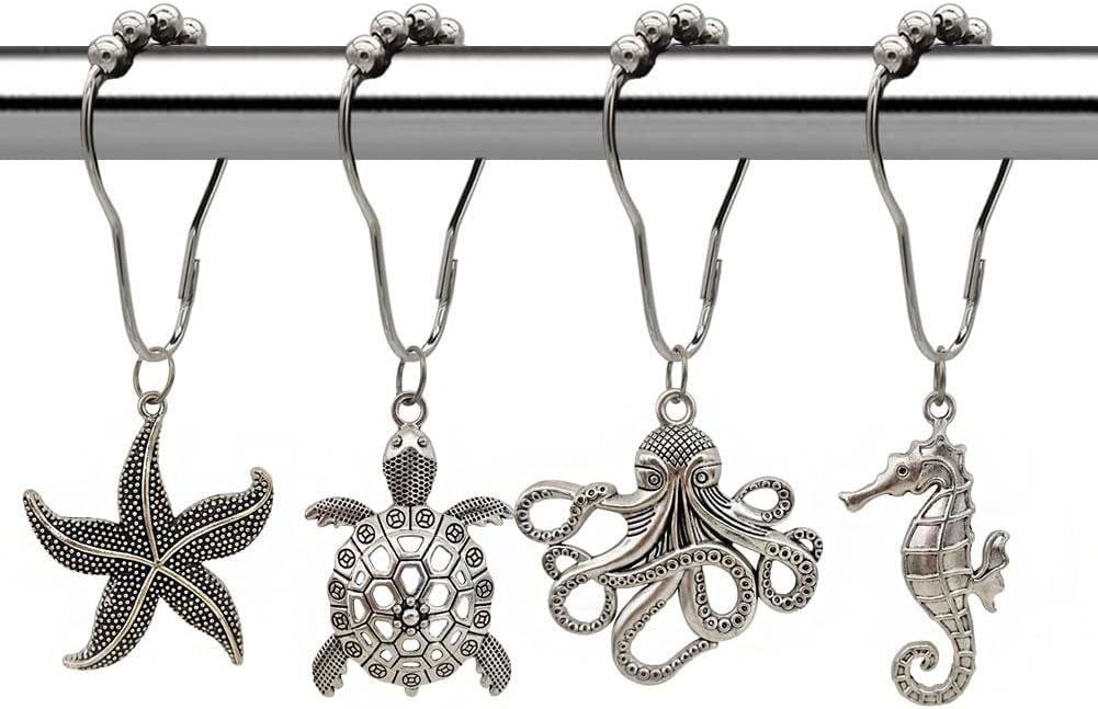 Silver-Plated Animal Hook Set