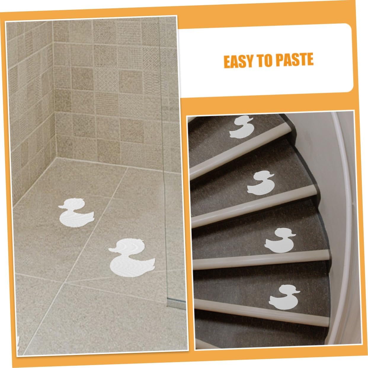 Zerodeko 20pcs Non-Slip Stickers for bathtub bathmat bath time fun
