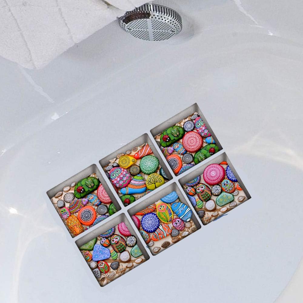 AILEGOU 3D Non-Slip Bathtub Sticker