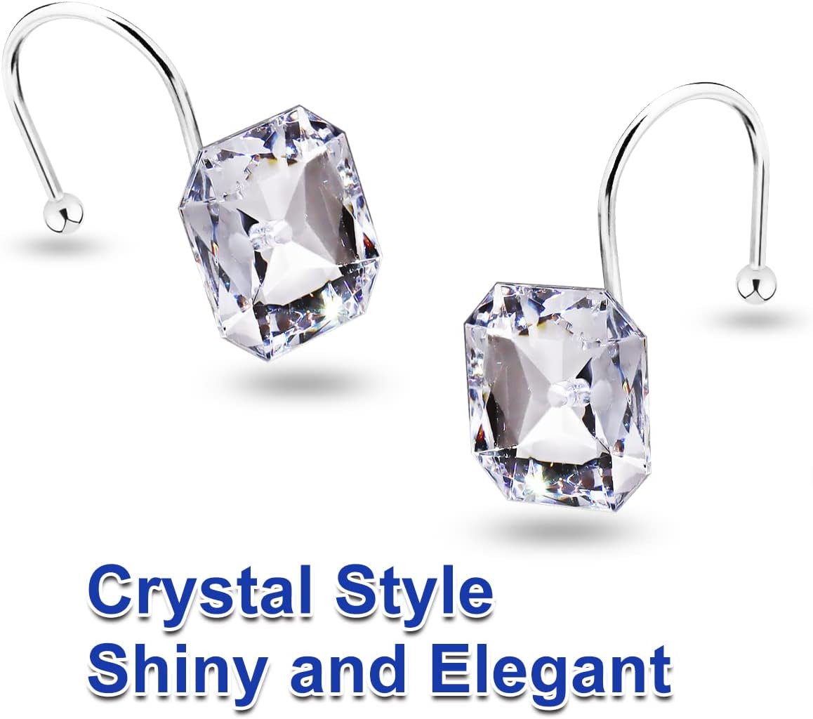 Stainless Steel Decorative Shower Curtain Hangers