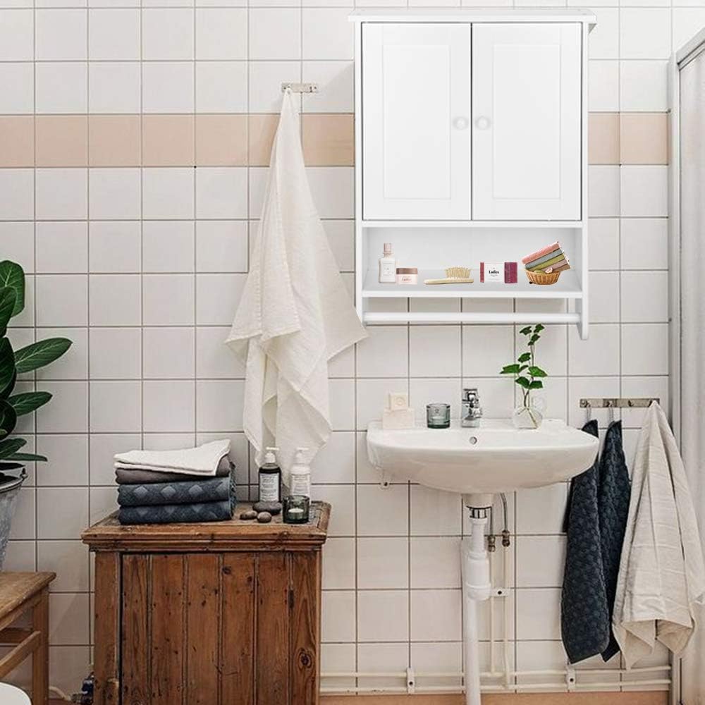 Stylish 2-Door Bathroom Storage Cabinet