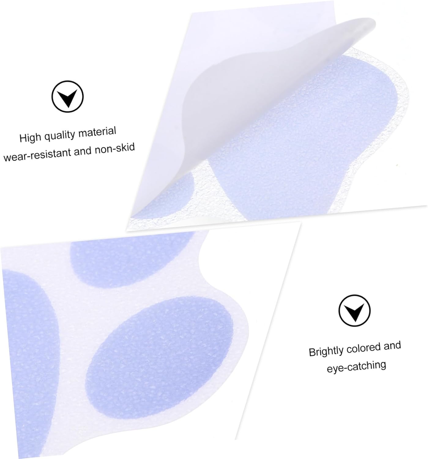Ciieeo Adorable Cartoon Dog Footprint Bath Sticker Set