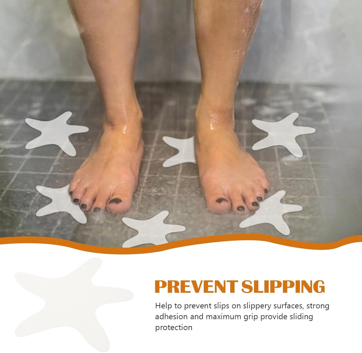 20-Piece Non-Stick Bathtub Stickers for Kids to Prevent Slips