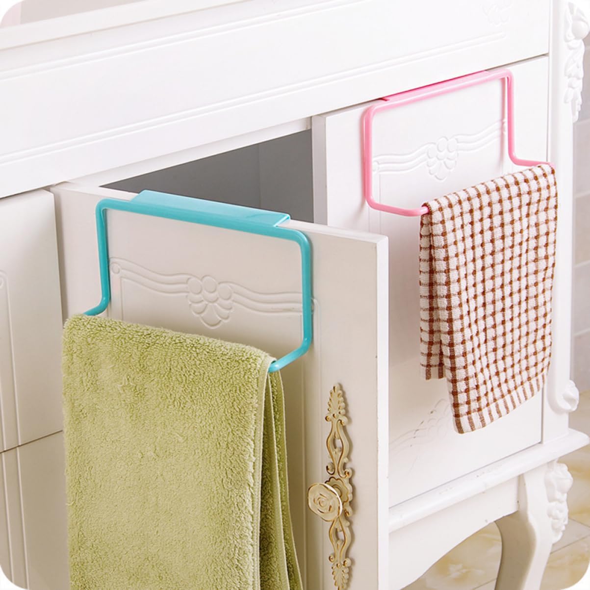 2-Piece Towel Holder Rack for Kitchen Bath