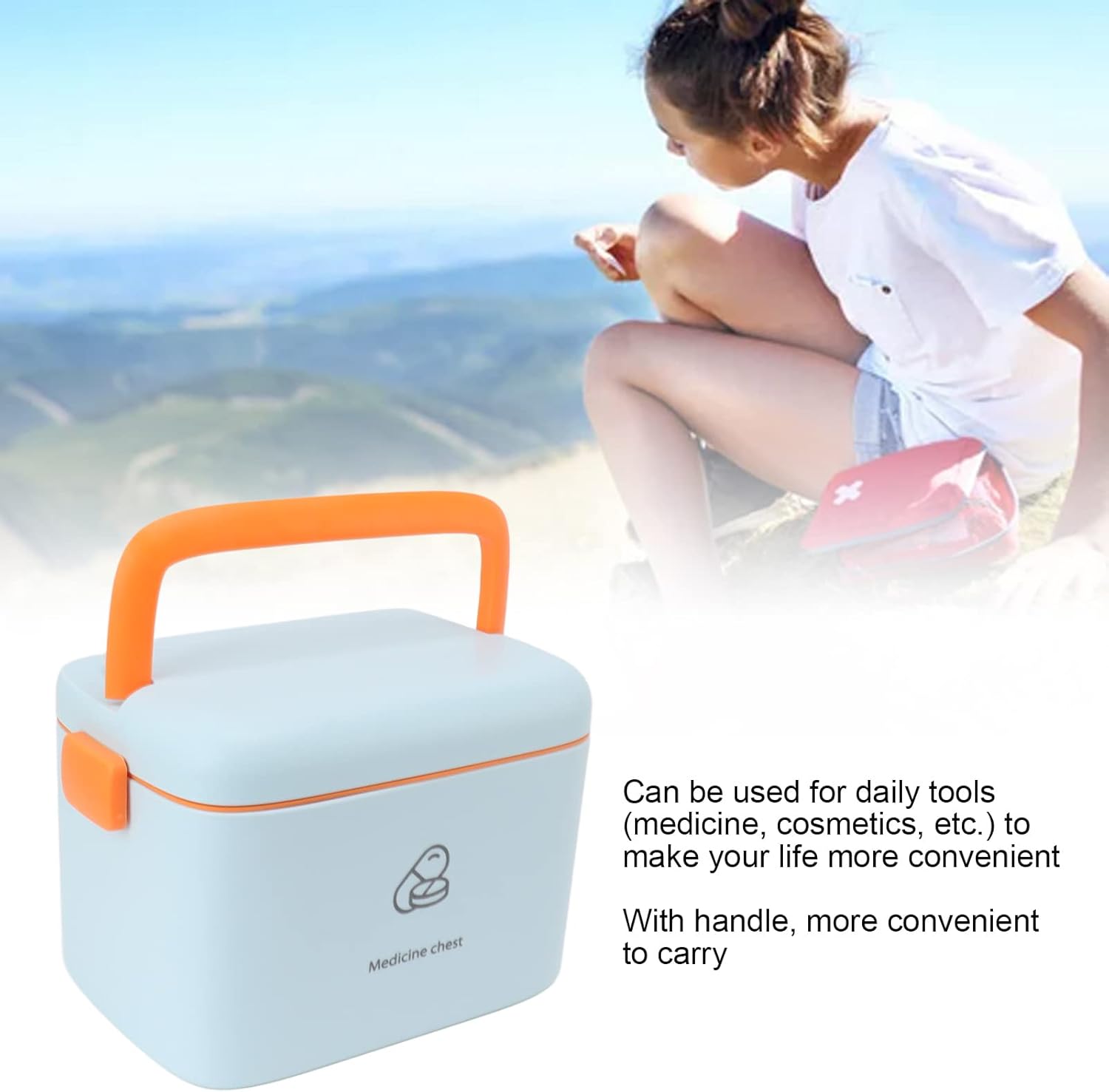 Sturdy Portable Medicines Organizer