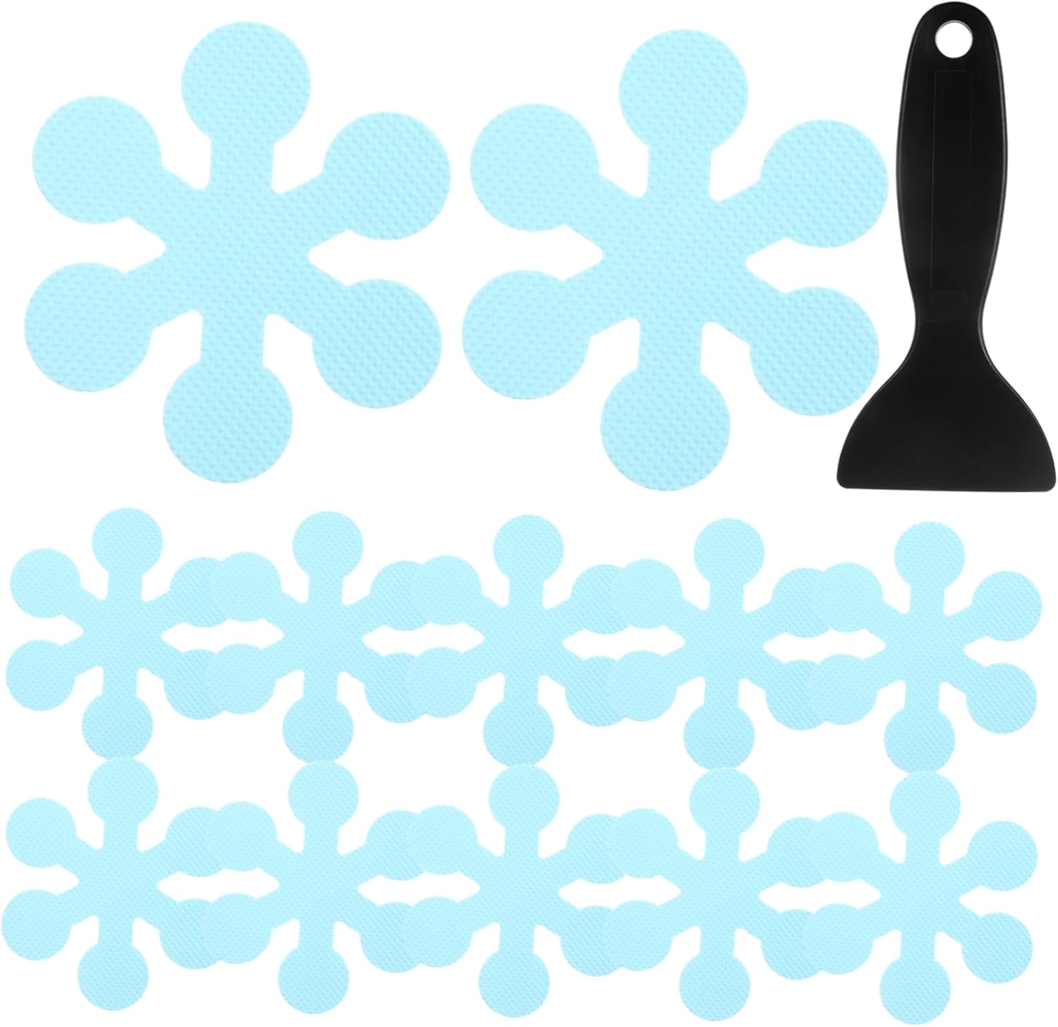 Wakauto Non Slip Bathtub Stickers Snowflake Design