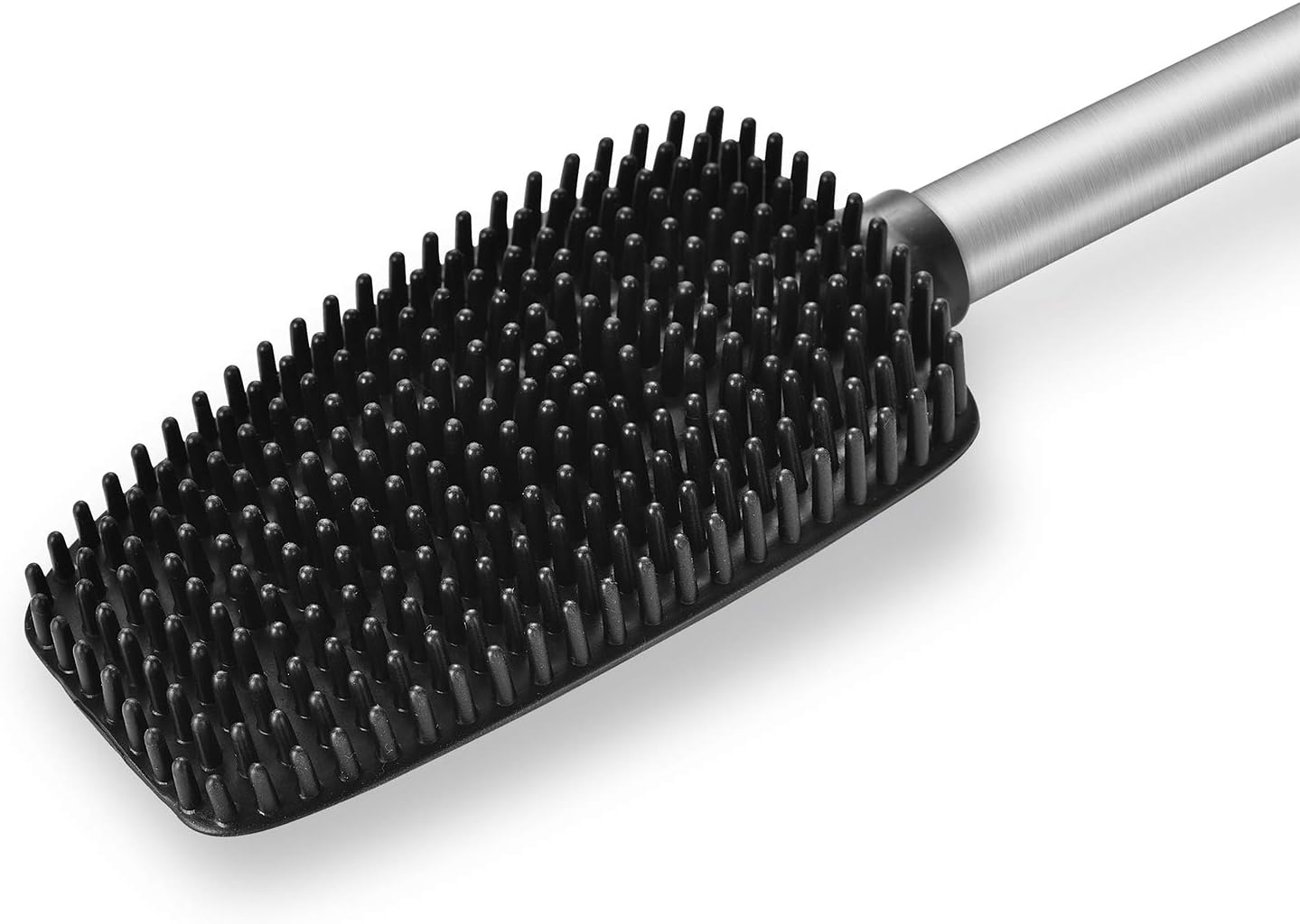 Modern Deluxe Freestanding Toilet Brush with Stainless Steel Holder