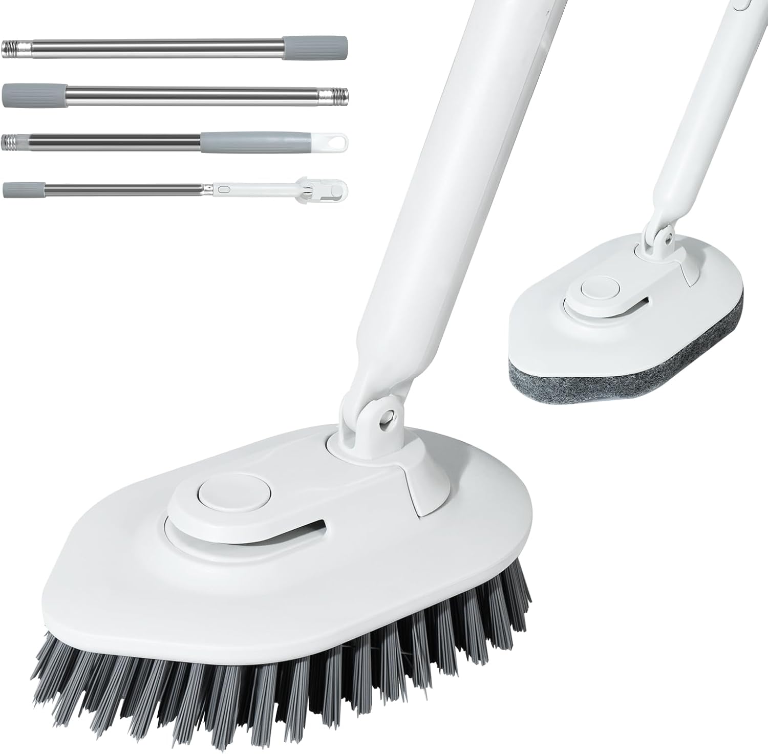 2 in 1 Tub and Tile Scrubber with 50 Long Handle