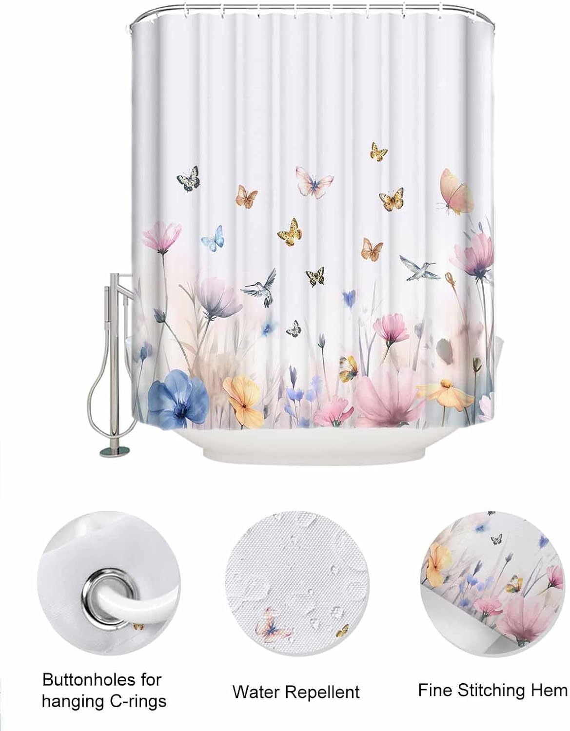 ZFUNCING Mesh Shower Organizer Set Waterproof Showers