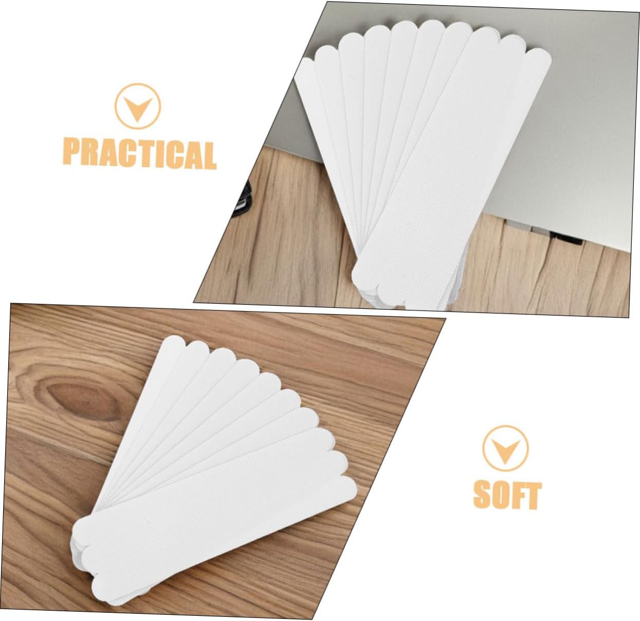 36 Transparent Non-Slip Bathtub Stickers