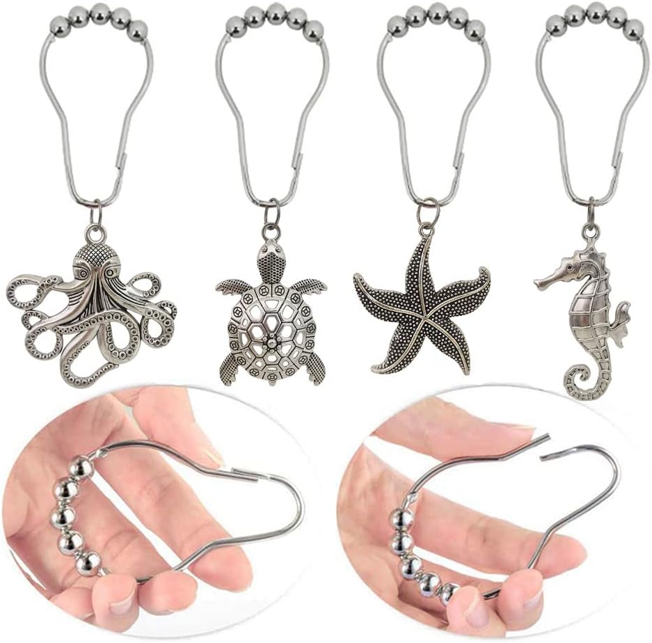 Silver-Plated Animal Hook Set