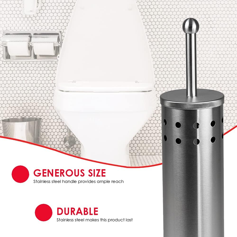 Home Basics Vented Toilet Brush Set