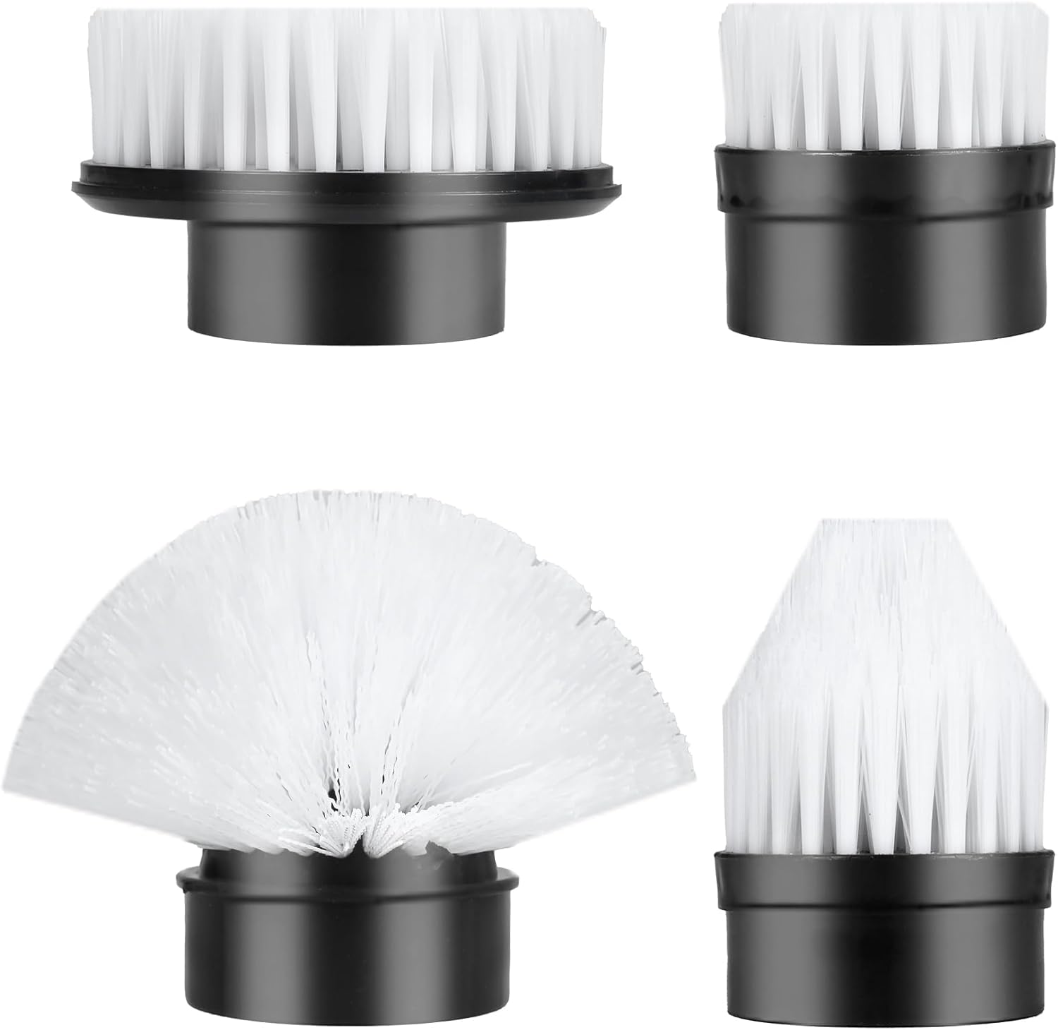 Yorraka Brush Head 4 Pack for Electric Spin Scrubber