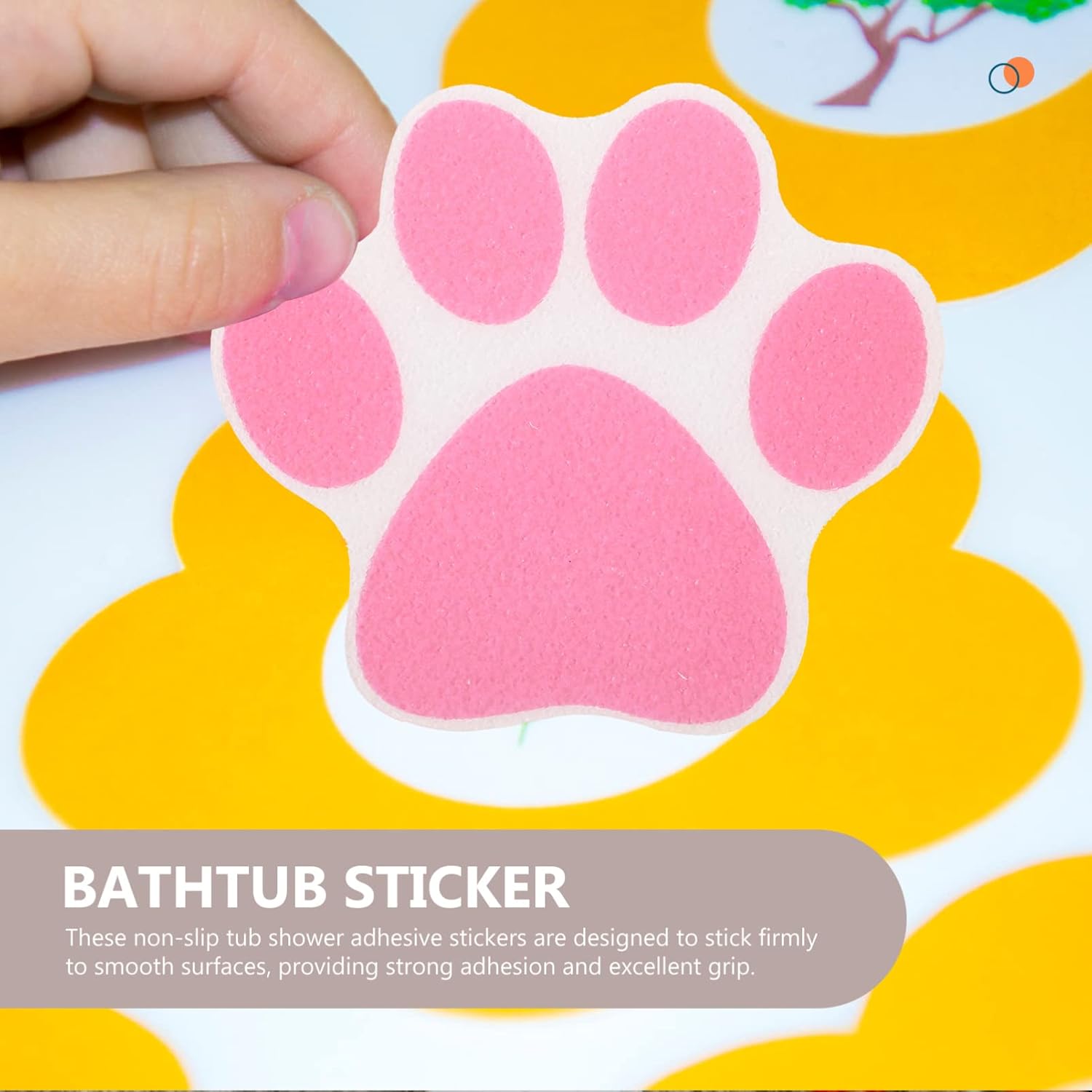 Anti-Slip Dog Cat Bath Stickers