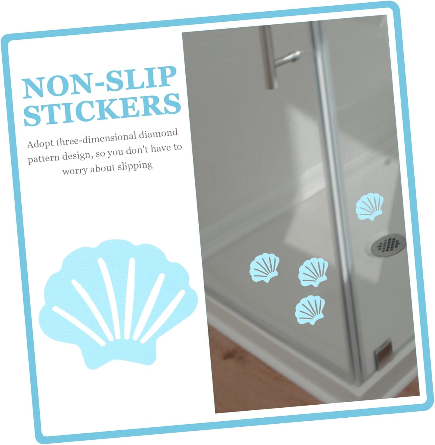 Alipis 30-Piece Non-Slip Bathtub Stickers