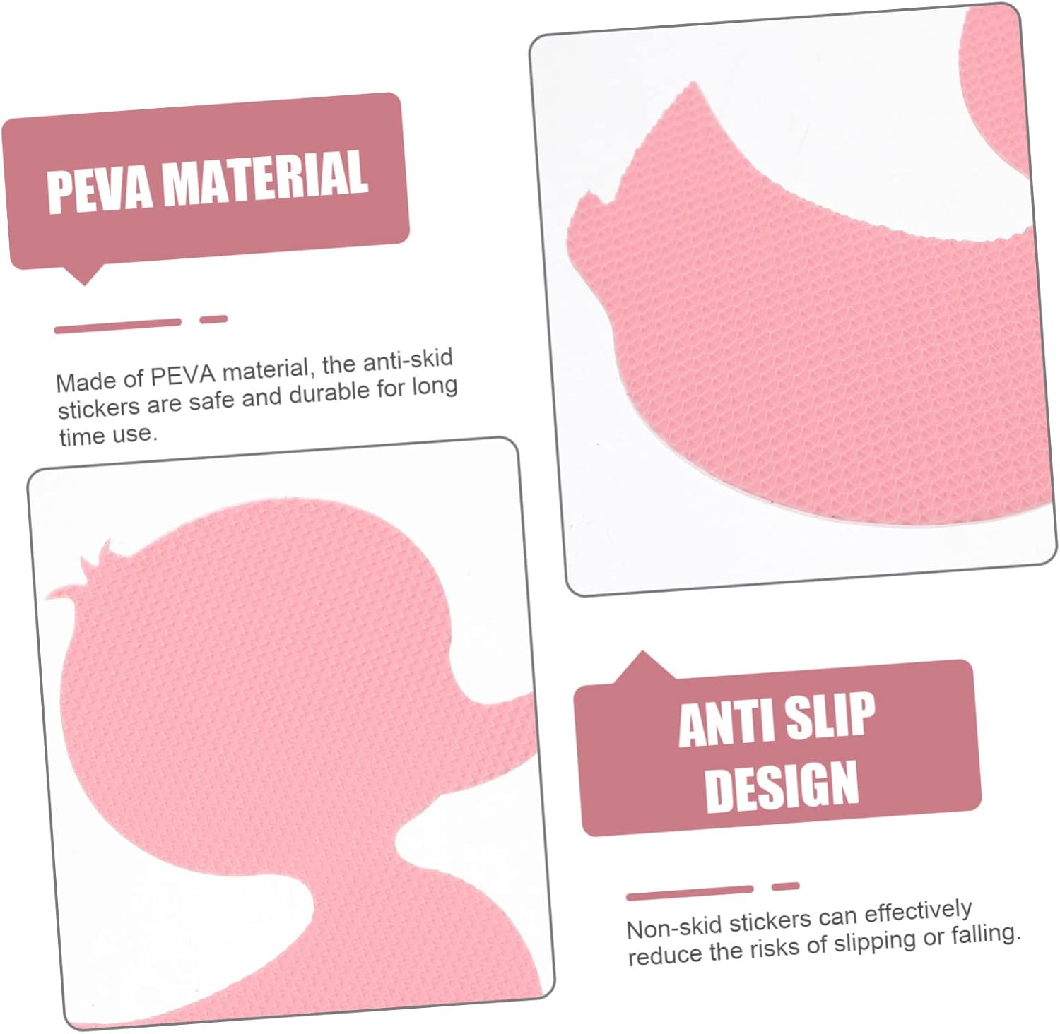 24Pcs Duck Shaped Slip Stickers for Bathrooms