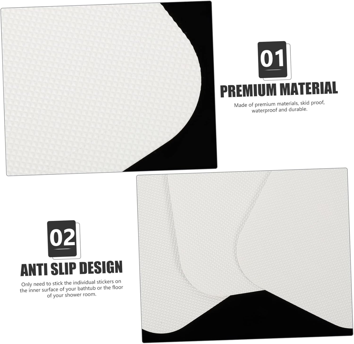 Easy Peel Stick Bathtub Stickers
