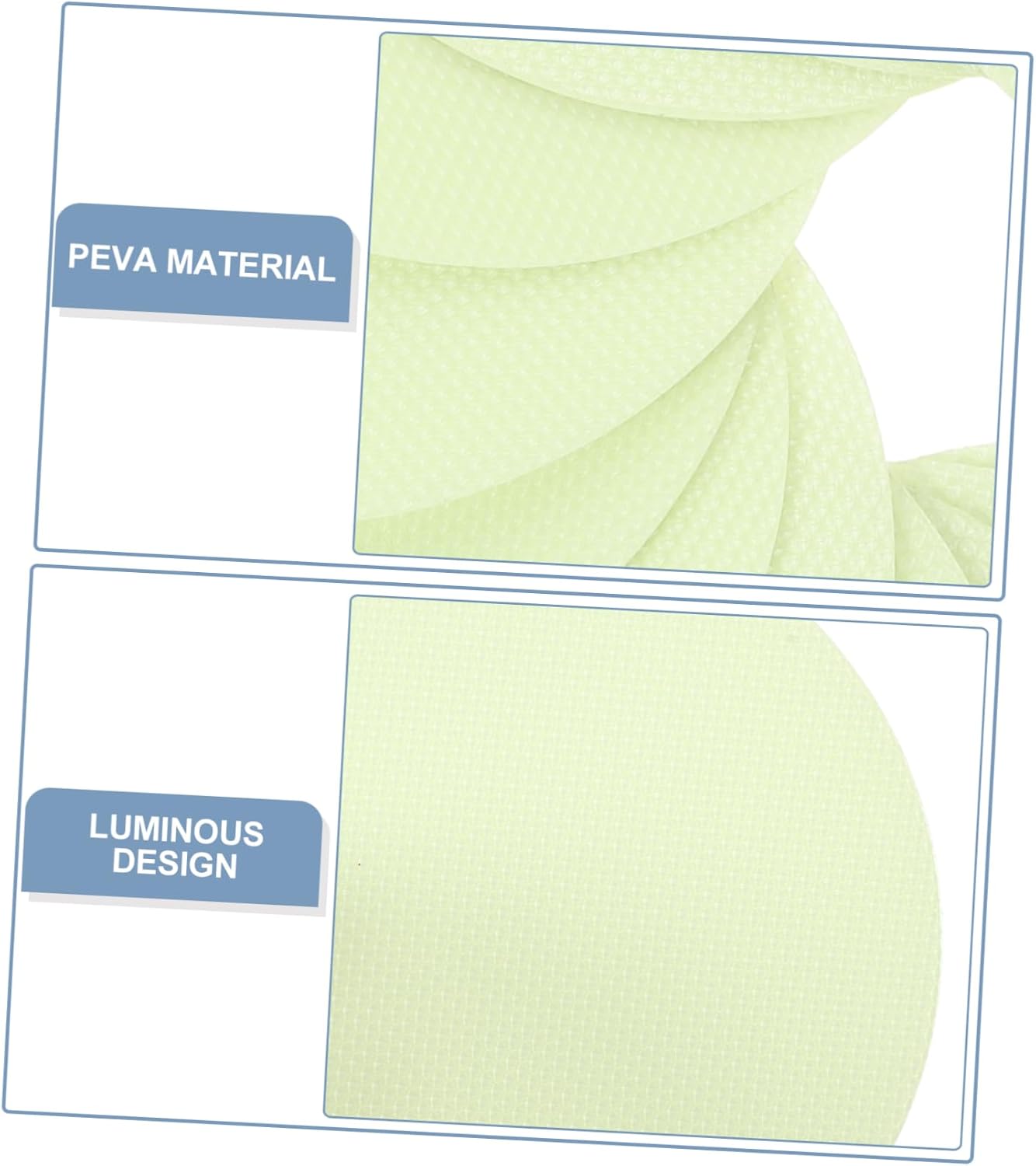 20-Piece Luminous Non-Slip Bathroom Tiles with Adhesive for Safe Use