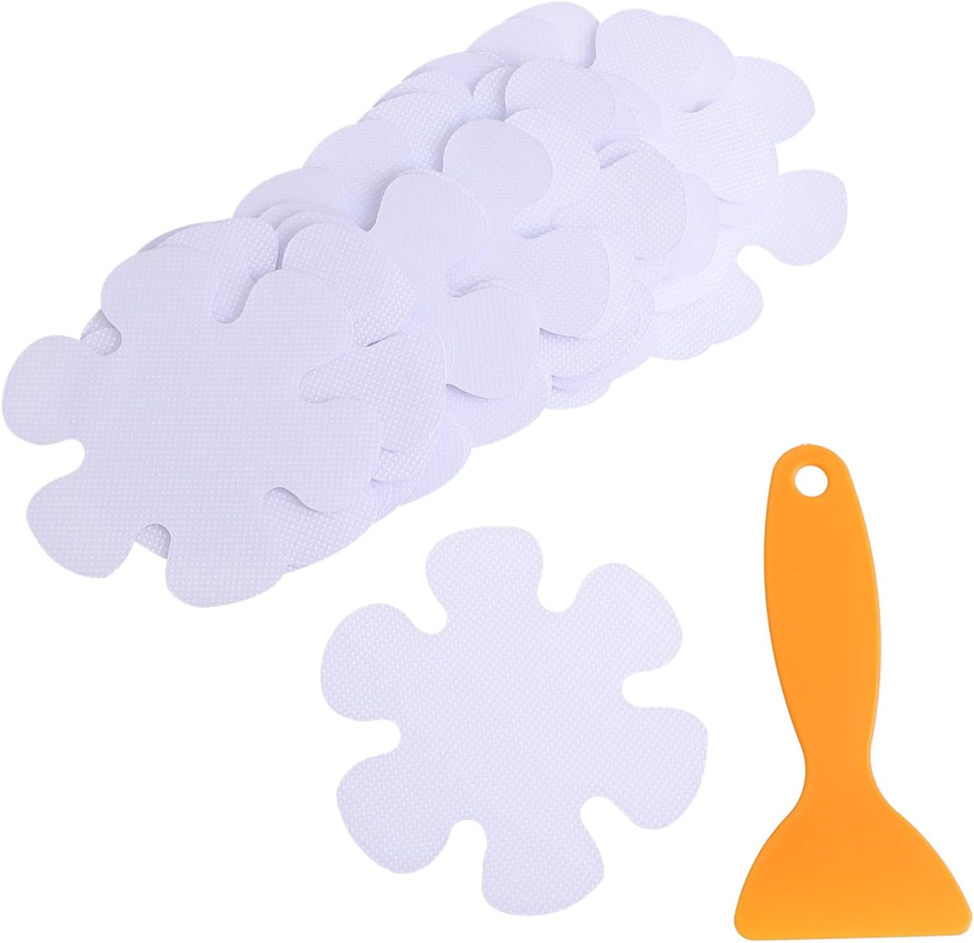 HOOTNEE Bathtub Mat Flower Design Non-Slip Peva Sticker