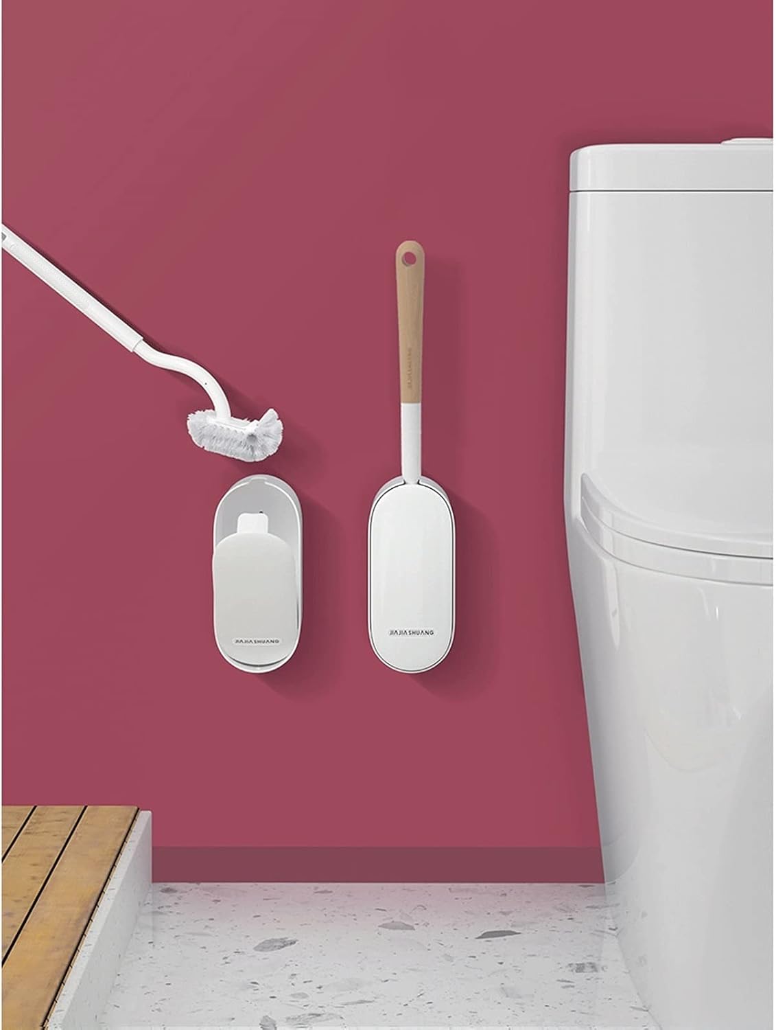 Ergonomic Durable Soft Bristles Eliminates Dead and Stains Wall-Mounted