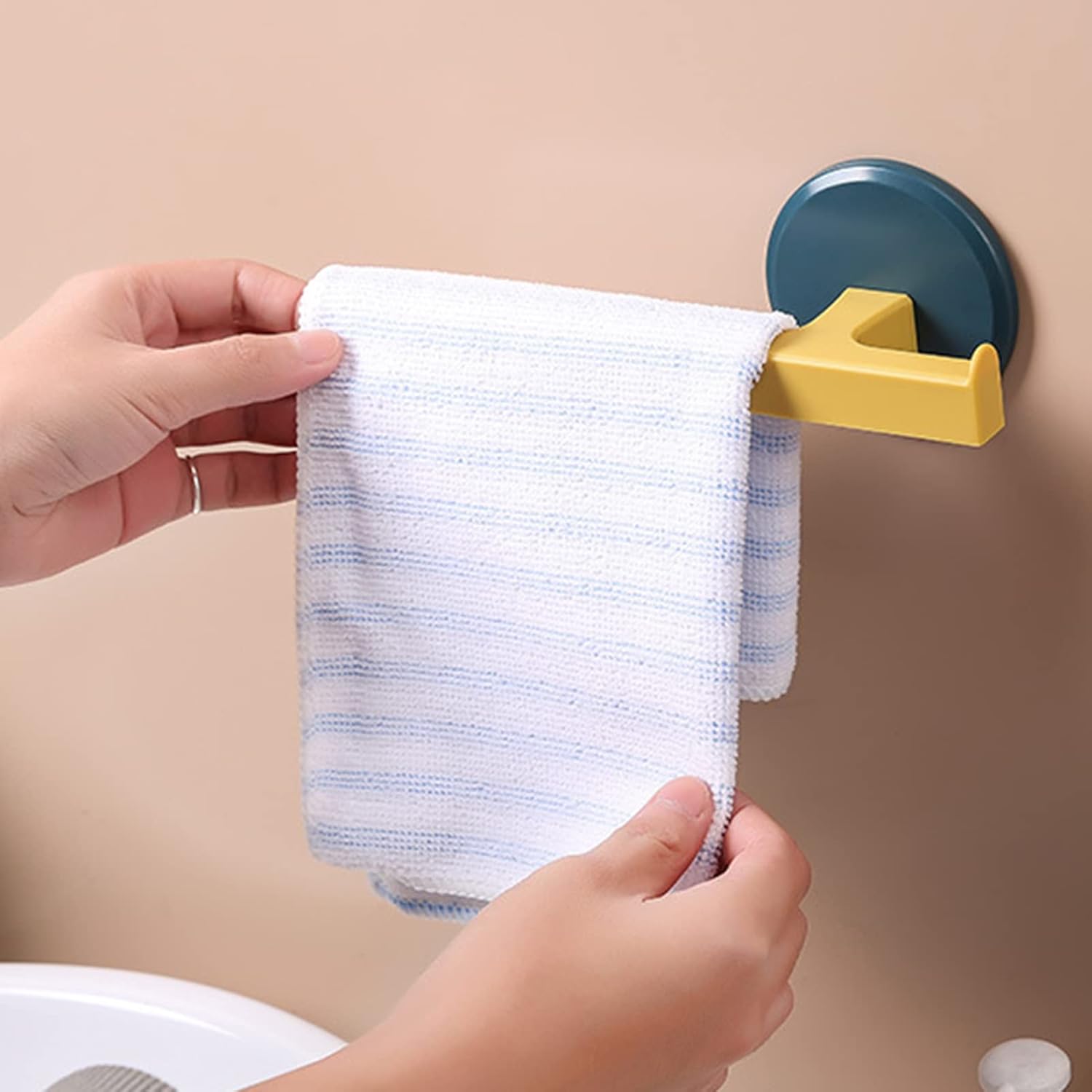 Wall-Mounted T-Shaped Towel Rack