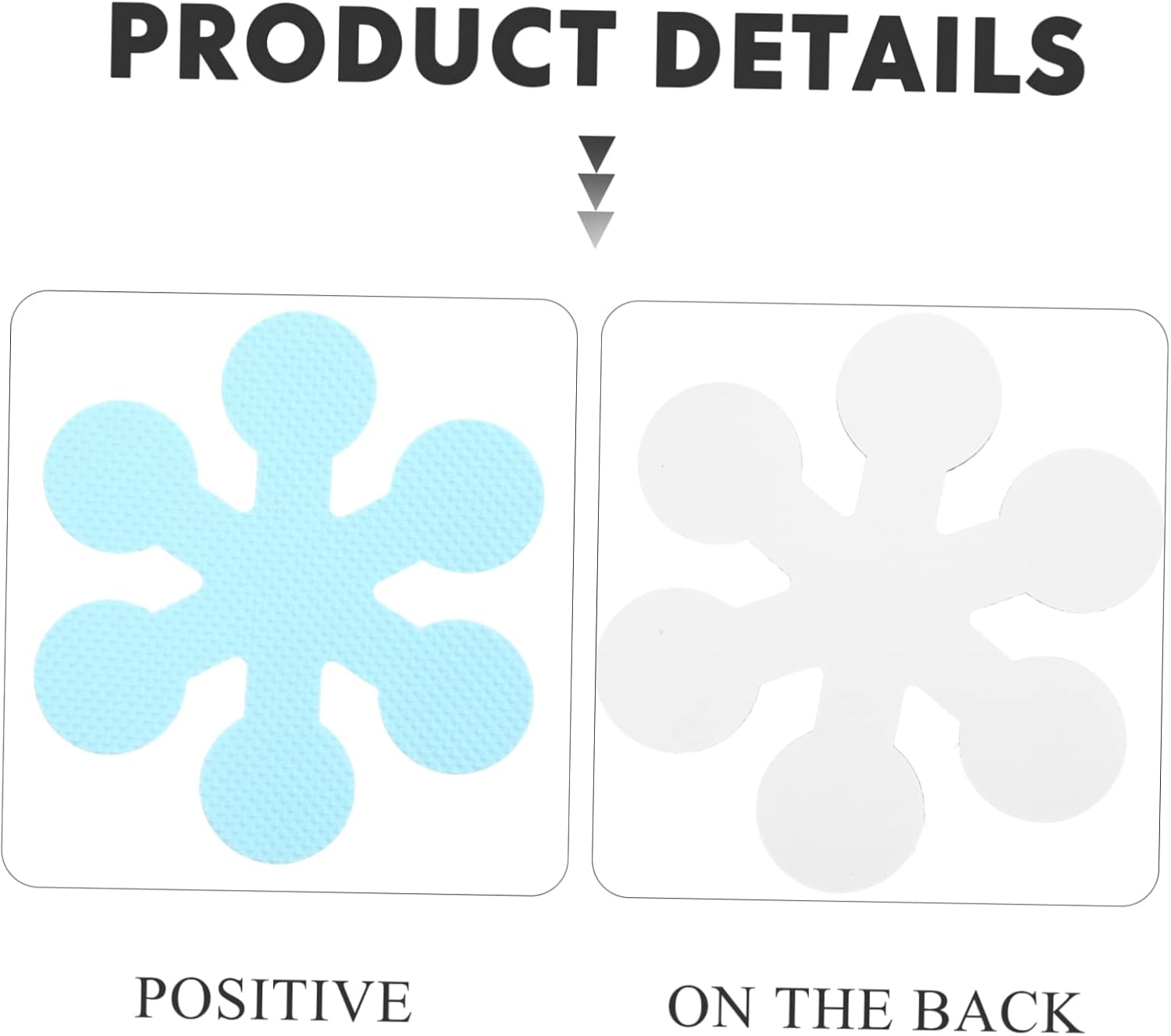 Ciieeo Snowflake Non-Slip Bathtub Sticker