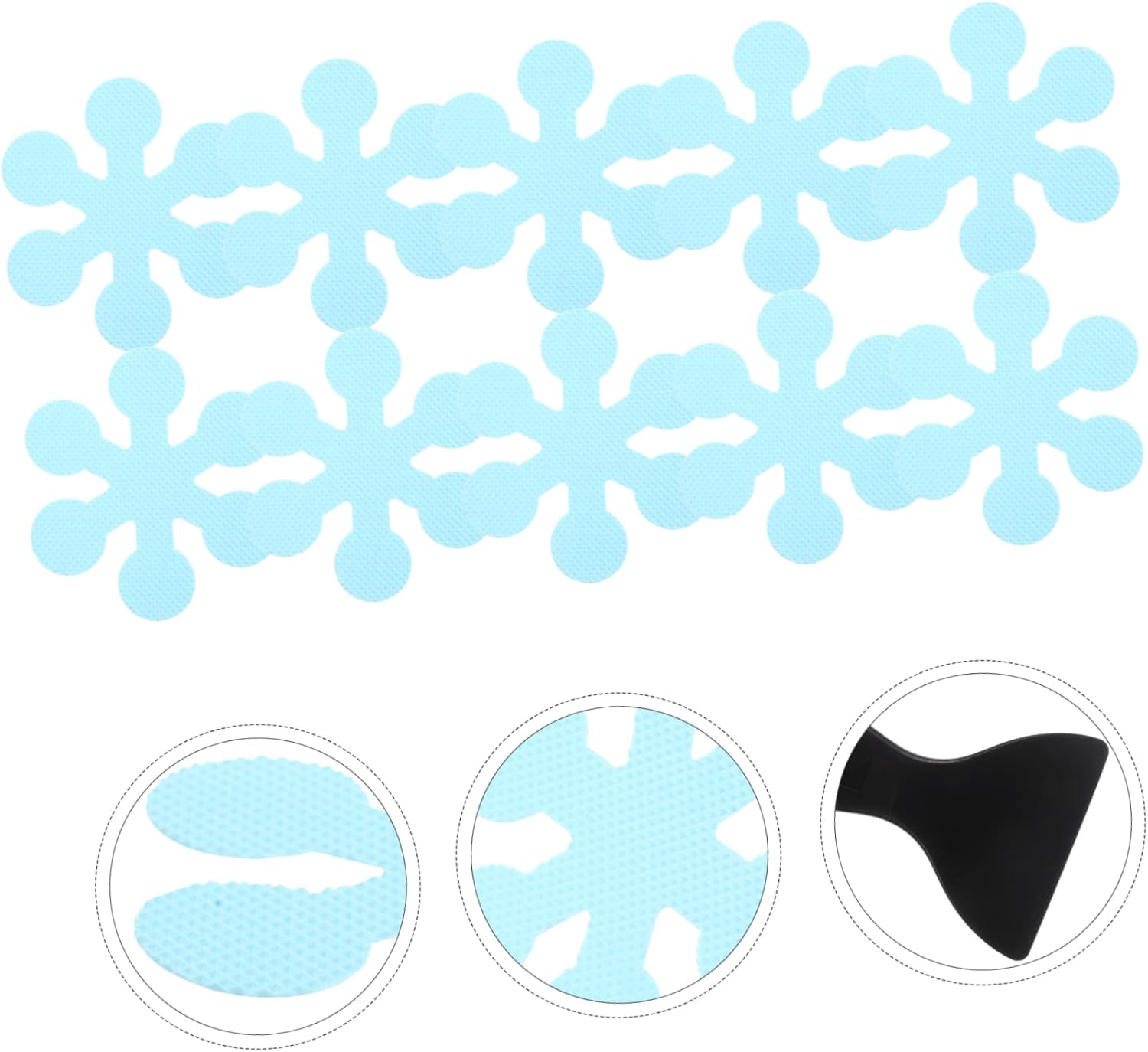 Ciieeo Snowflake Non-Slip Bathtub Sticker