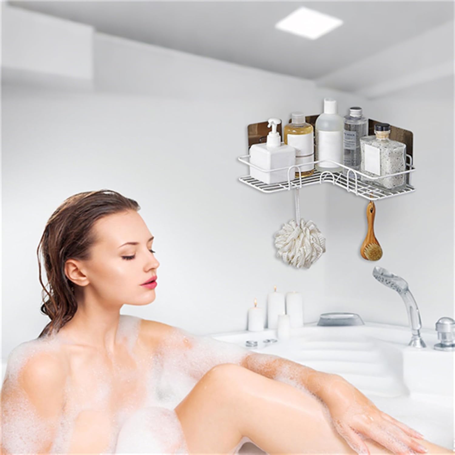 Elevate Your Bathroom Organization with the Xihbxyly Corner Shower Caddy