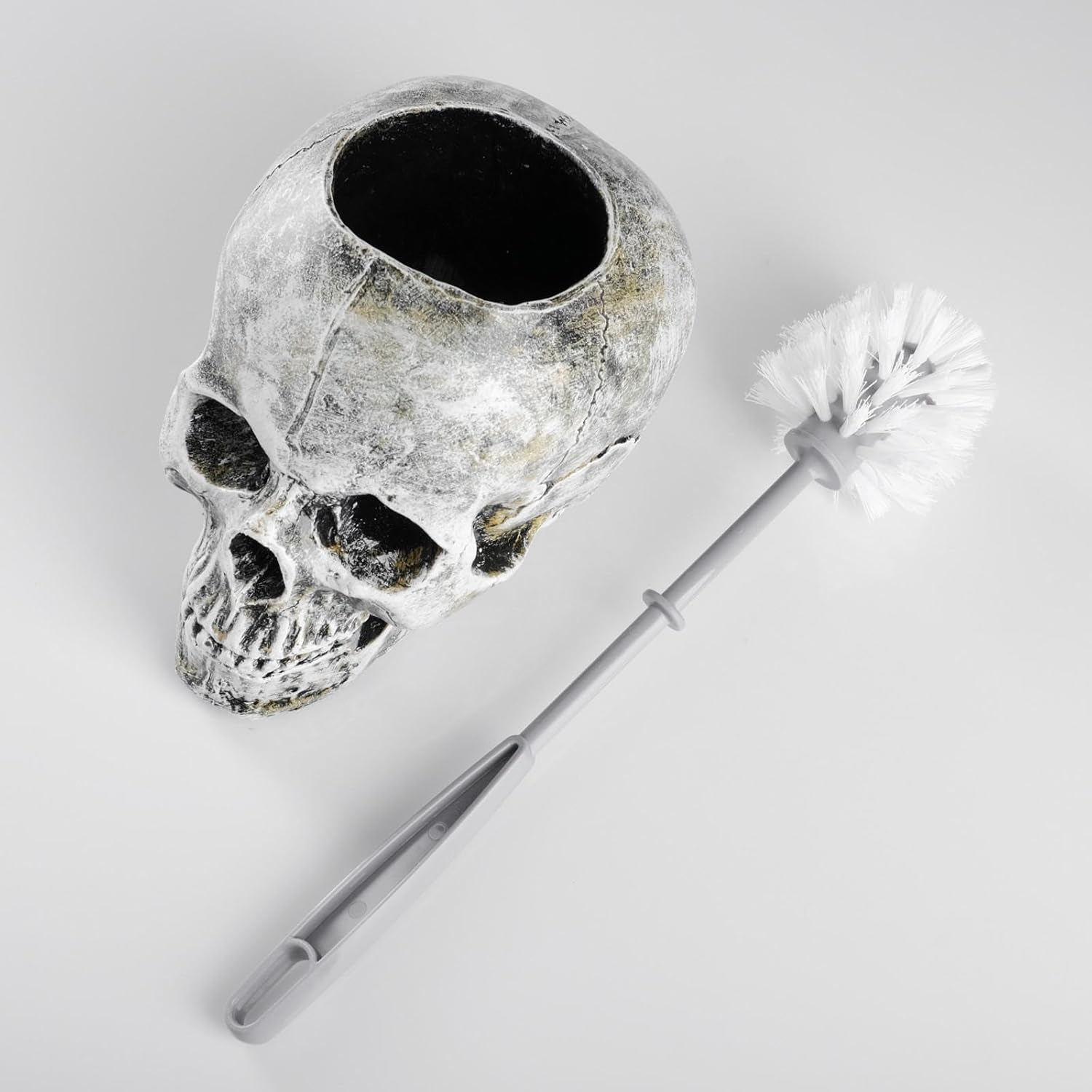 AEVVV Skull Toilet Brush Holder Modern Bathroom Accessory