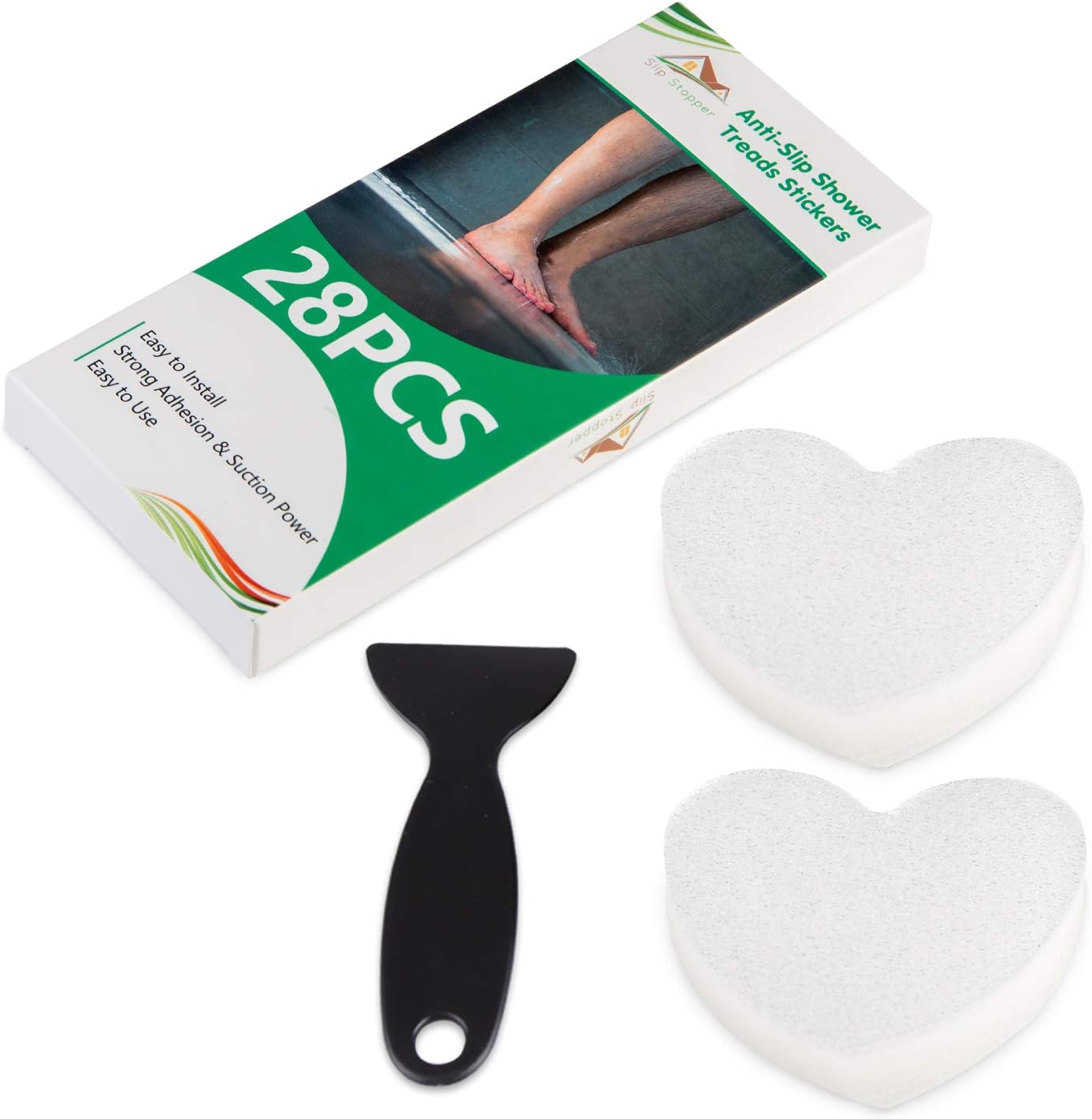 Non-Slip Bathtub Stickers 28PCS Anti-Slip for Bathrooms Beyond