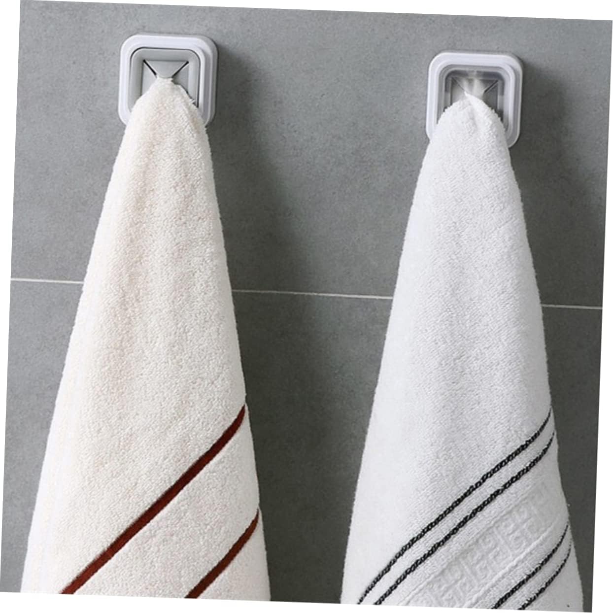 DECHOUS 3Pcs Self Adhesive Towel Holders for Bathroom Kitchen