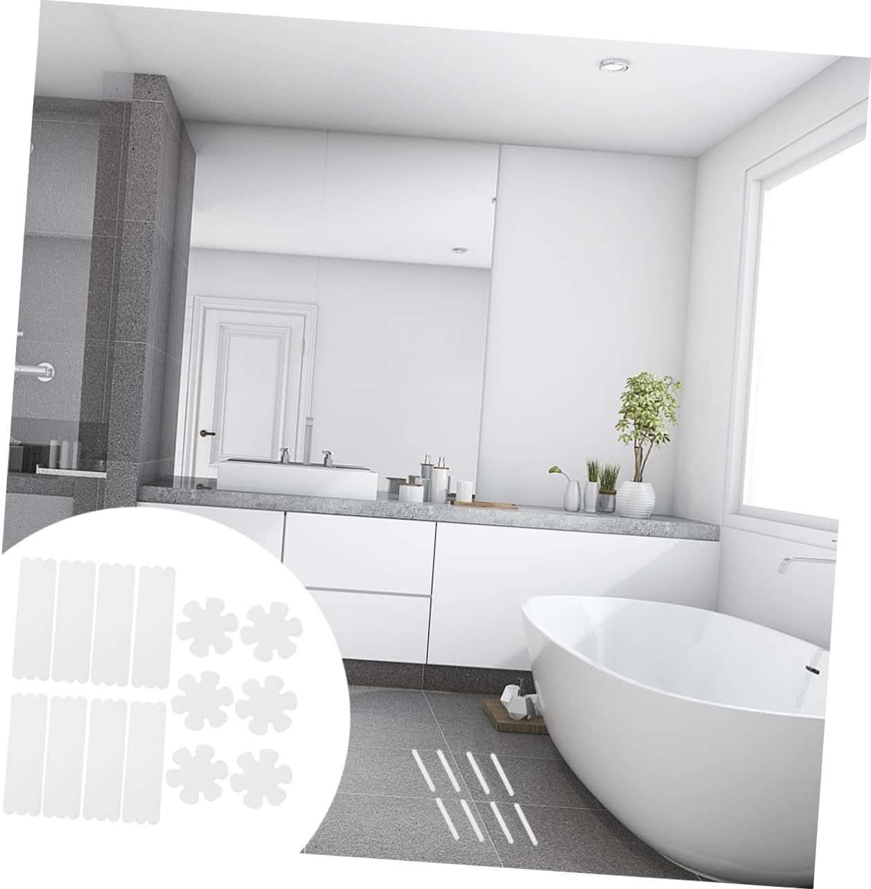 Safe Bath Sticker Set