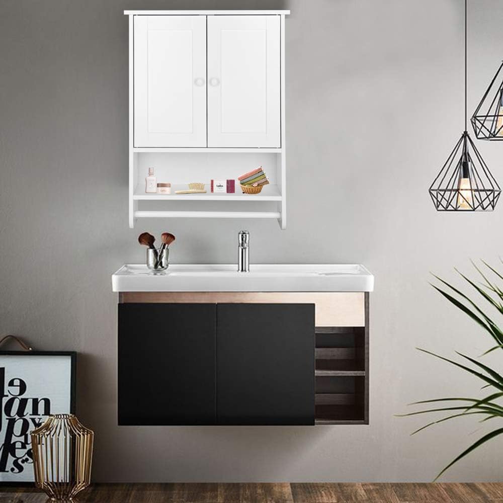 Stylish 2-Door Bathroom Storage Cabinet