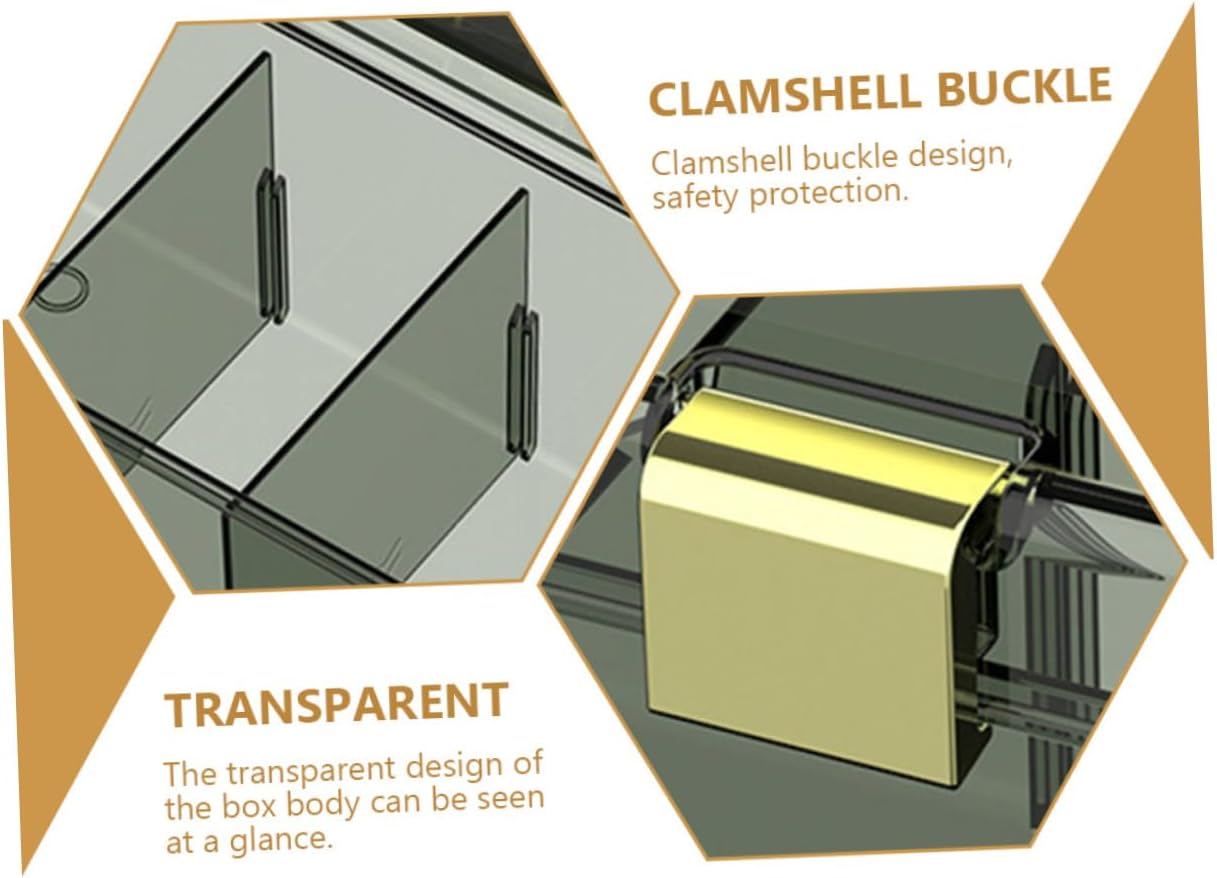 Portable Medicine Cabinet with Handle and Lid Storage Organizer
