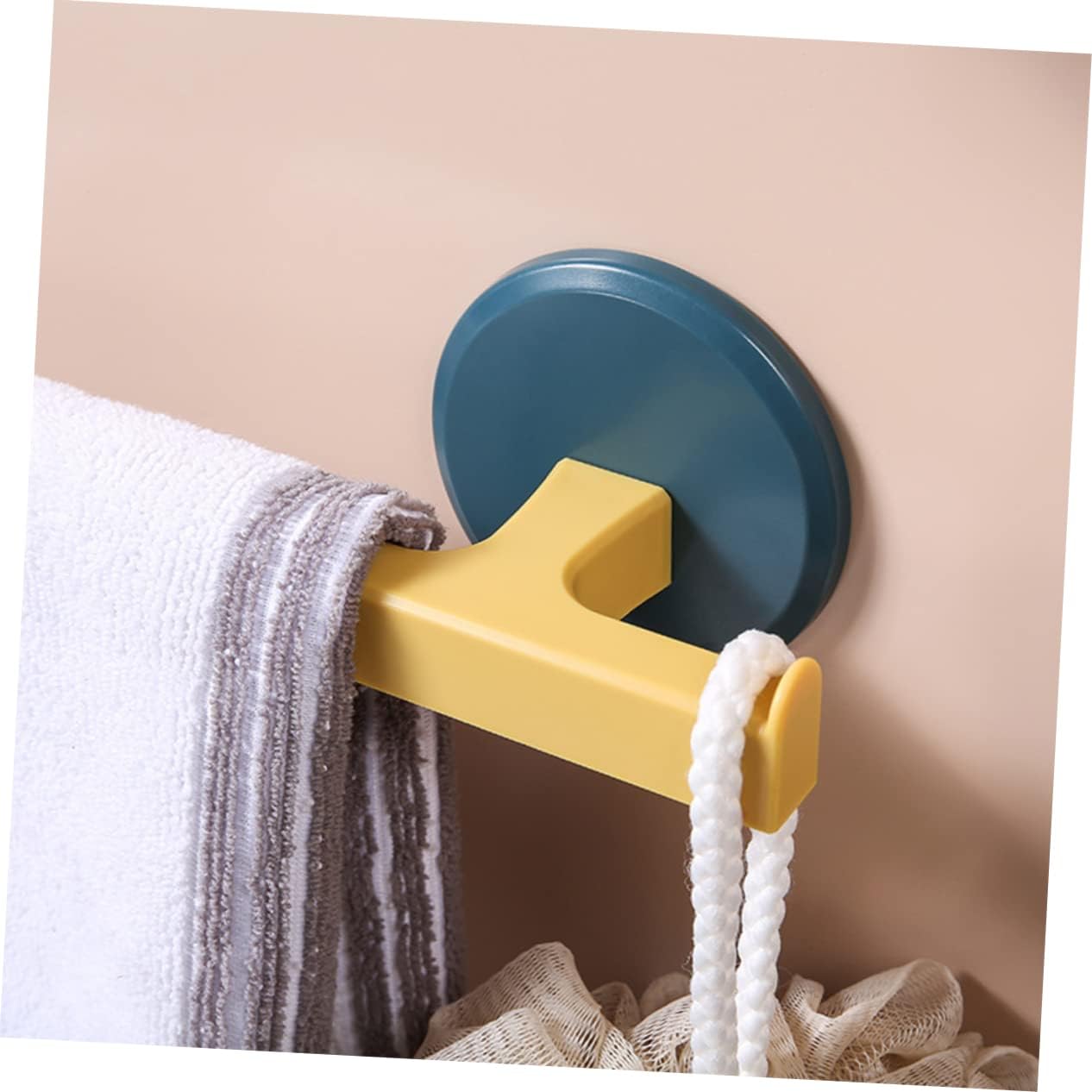 ABOOFAN 2Pcs Wall Mounted Towel Rack Space-Saving Bathroom Organizer