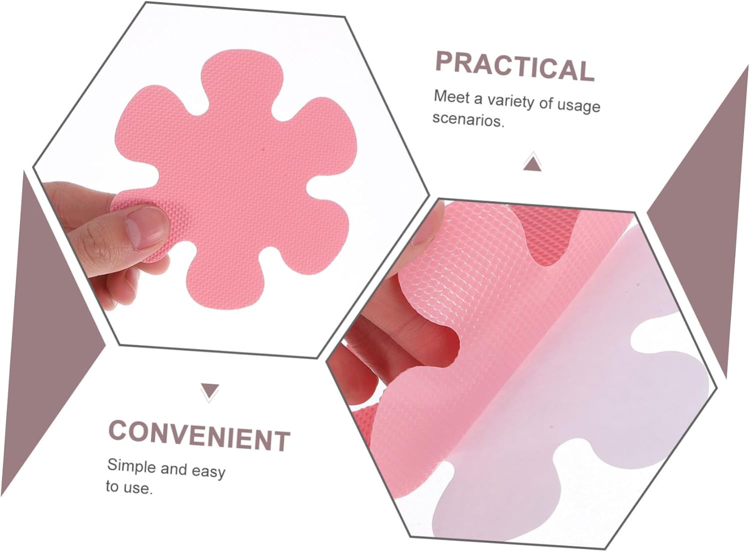 20-Piece Bathtub Bathroom Stickers Anti-Slip for Floors More