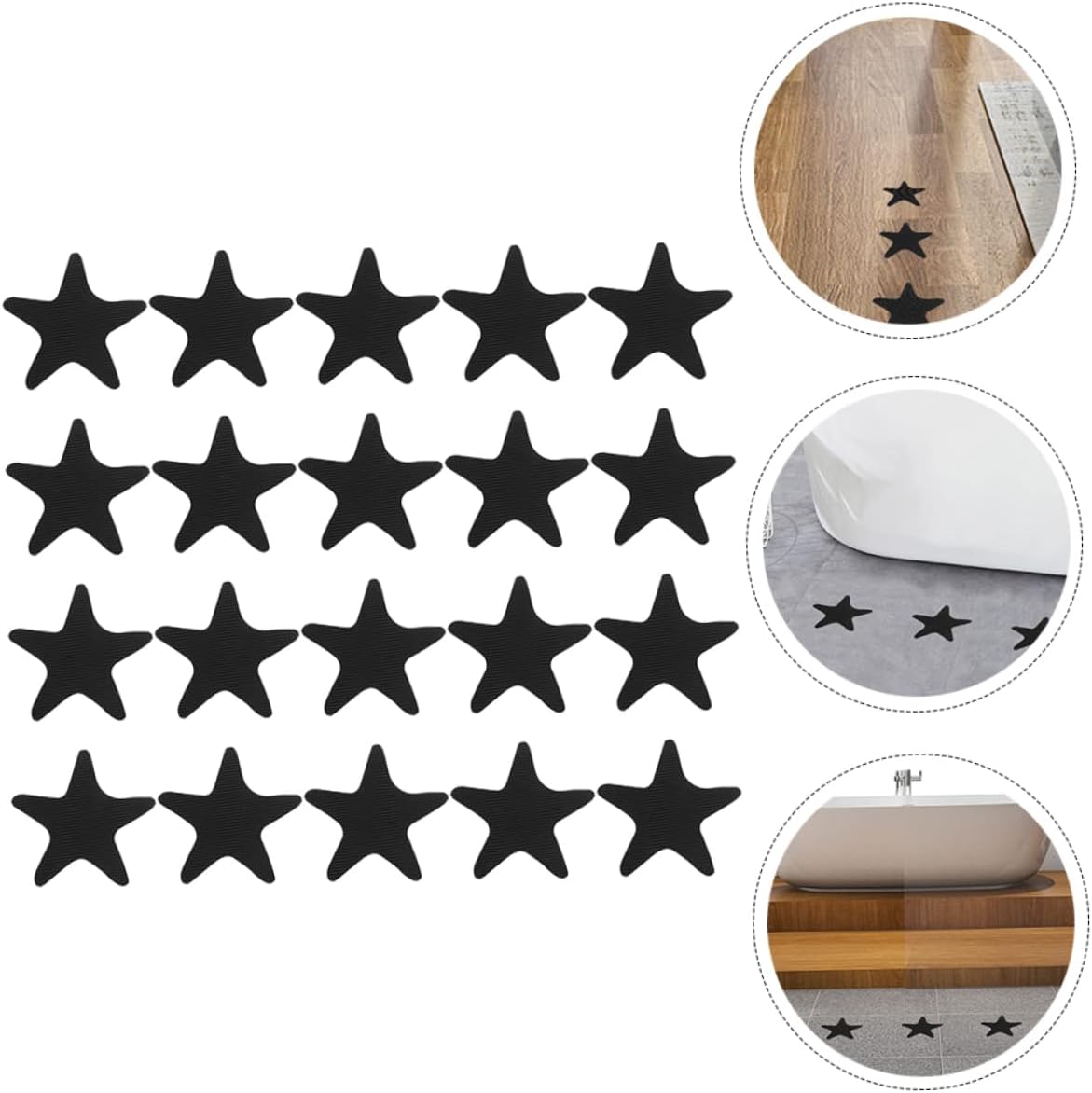 40PCS Non-Slip Bathtub Stickers for Safety and Grip
