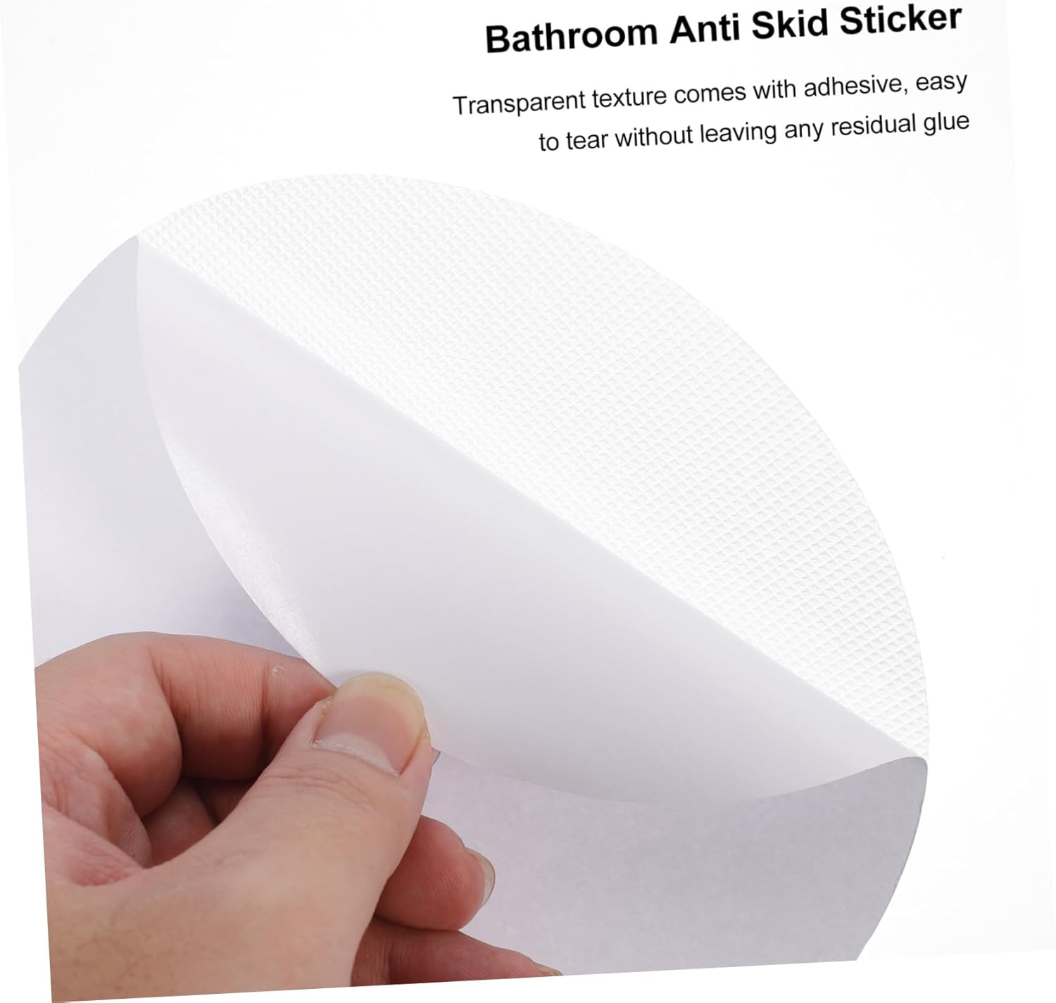 Non-Slip Bathtub Floor Decal with Scraper Adhesive for Smooth Surfaces