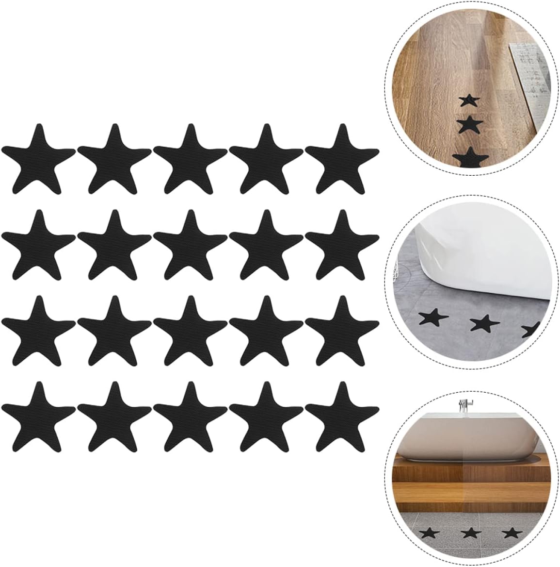 40-Piece Non-Slip Bath Stickers for Safety and Convenience