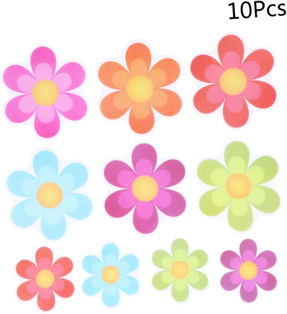 Slip-Proof Bath Tub Stickers 10pcs Self-Adhesive for Safety