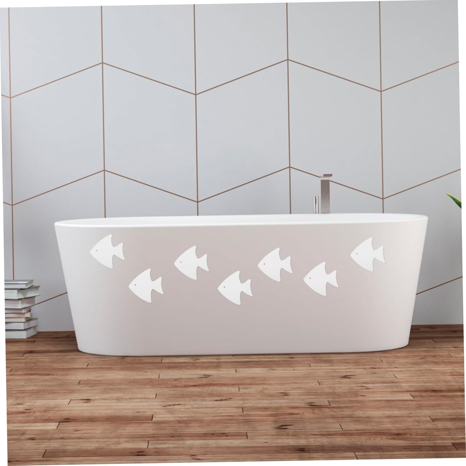 DECHOUS 12pcs Non-Slip Stickers for Bathtub and Shower