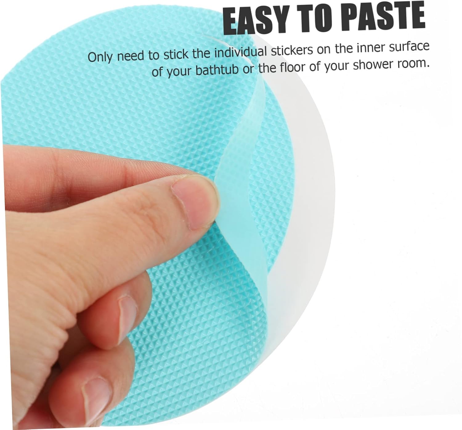 40pcs Non-Decals for Bathrooms and Showers Peva Material Anti-Skid Stickers