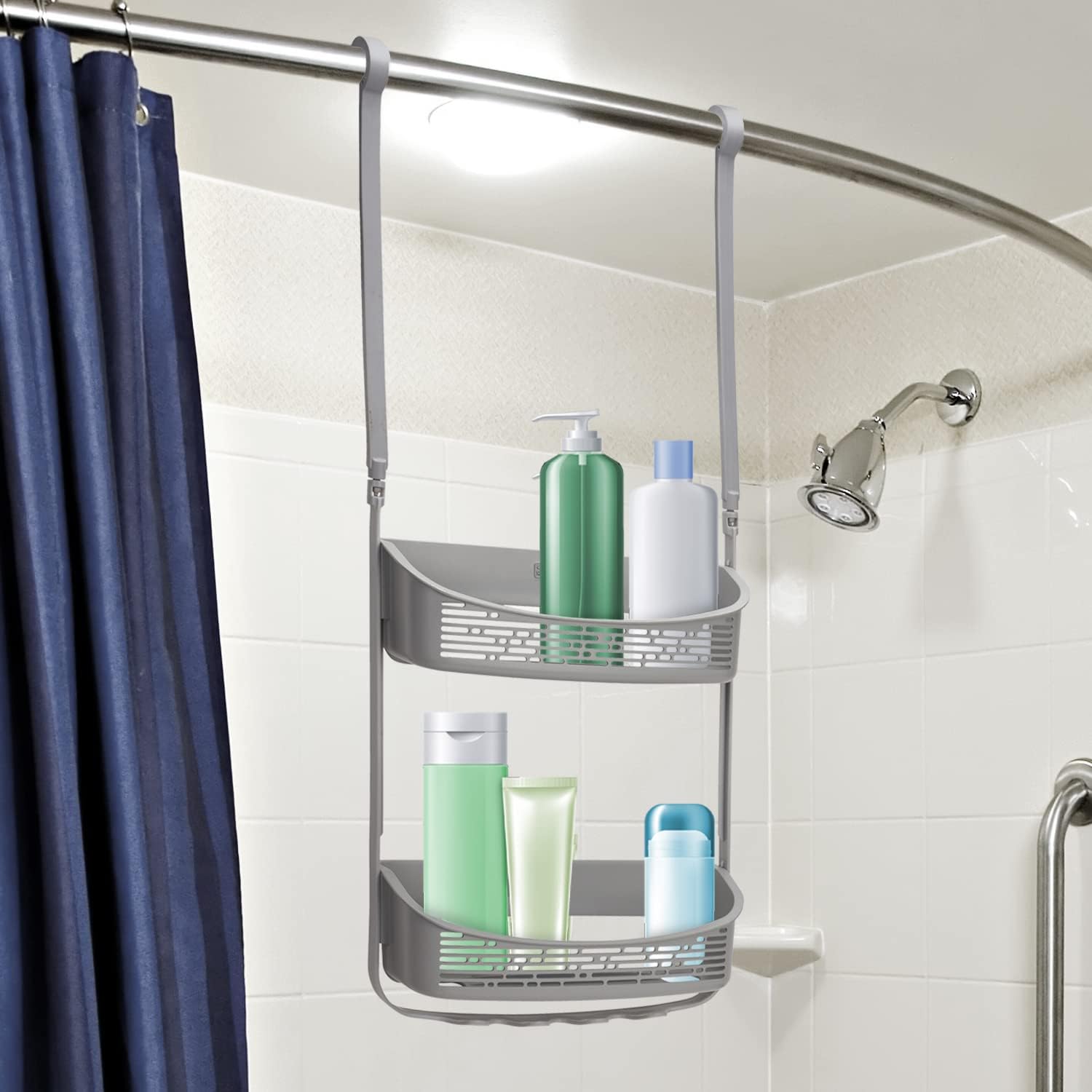 Space-saving shower organizer