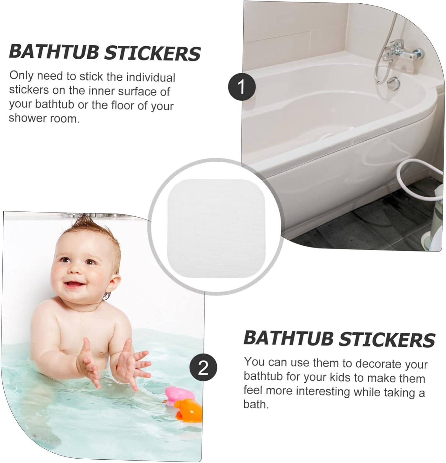 Bath Safety Stickers Set