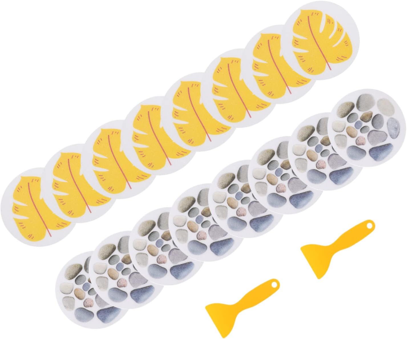 Fun Leaf Bathtub Sticker Set for Boys Girls