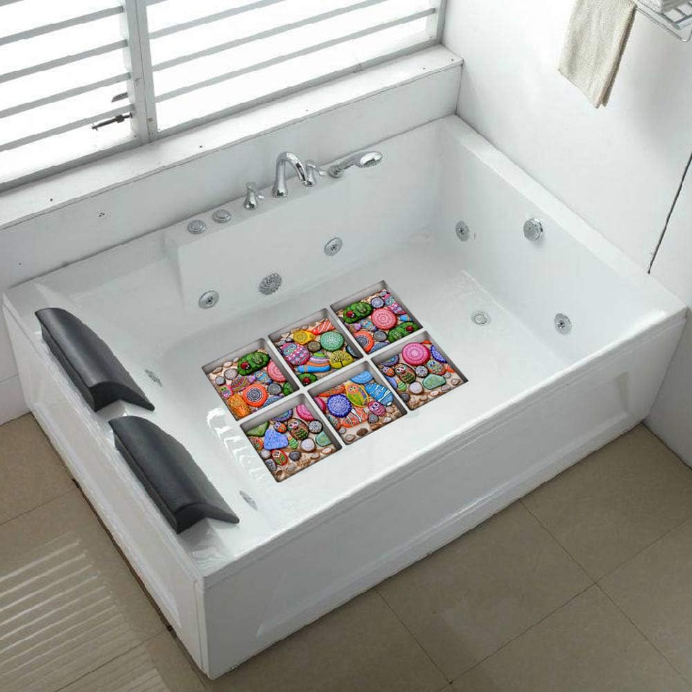AILEGOU 3D Non-Slip Bathtub Sticker