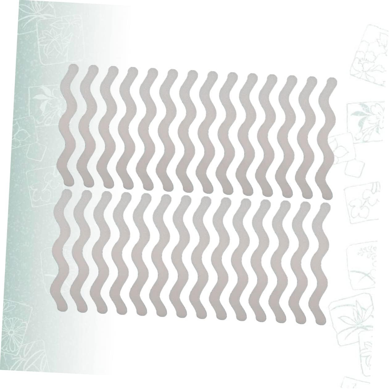 Ciieeo 108 S-Shape Bathtub Transparent Sticker