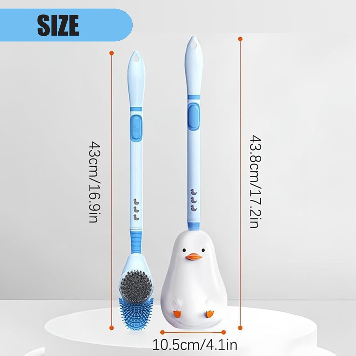 Dive in Style The Diving Duck Toilet Brush