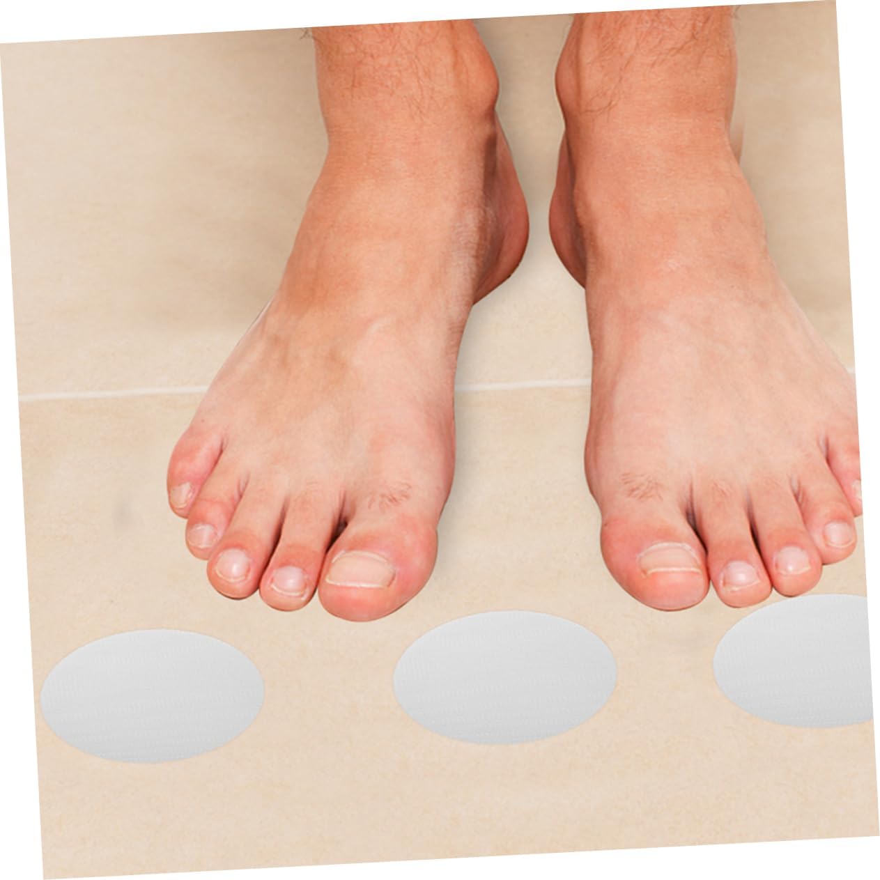 20pcs Non-Slip Bath Stickers Transparent Stick-Free Relax for Bathroom Kitchen