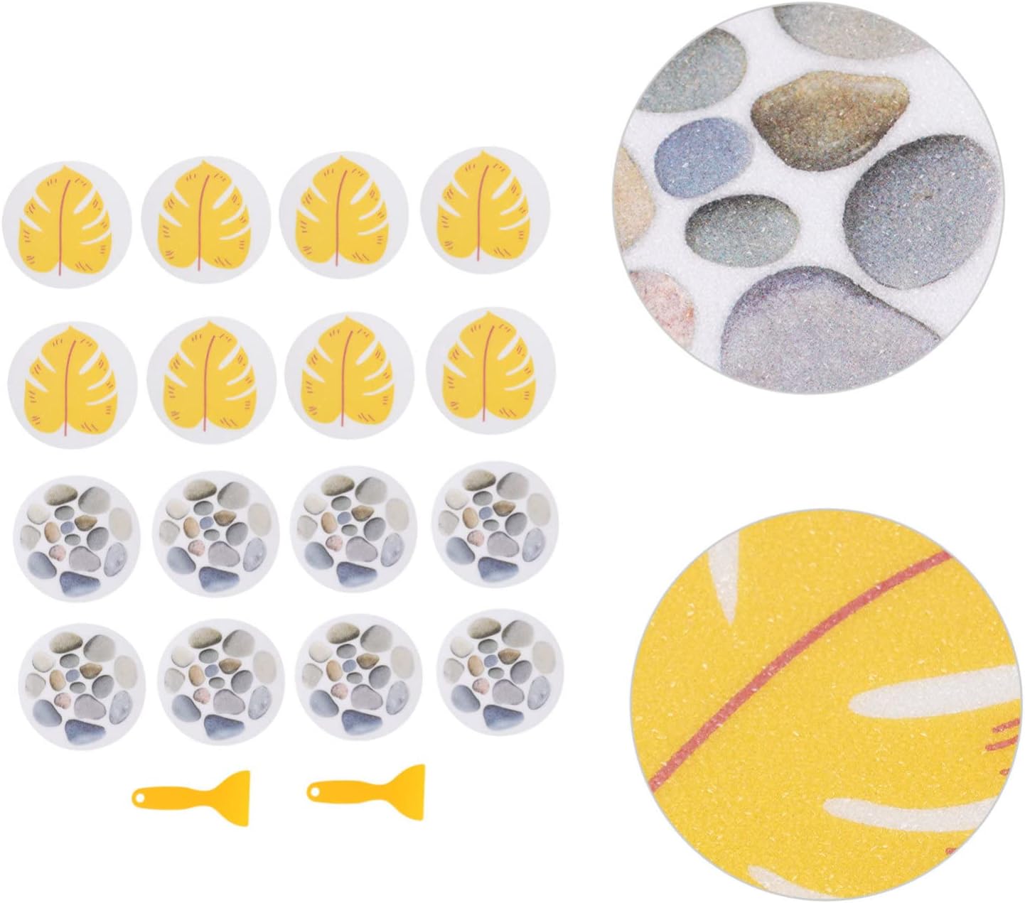 Fun Leaf Bathtub Sticker Set for Boys Girls